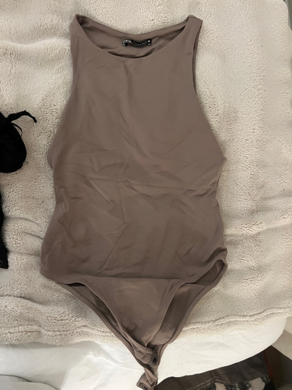 Zara taupe bodysuit